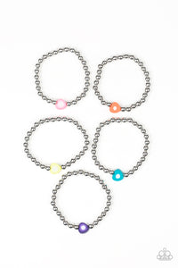 Starlet Shimmer – Bead and Heart Bracelet