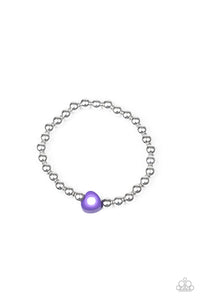 Starlet Shimmer – Bead and Heart Bracelet